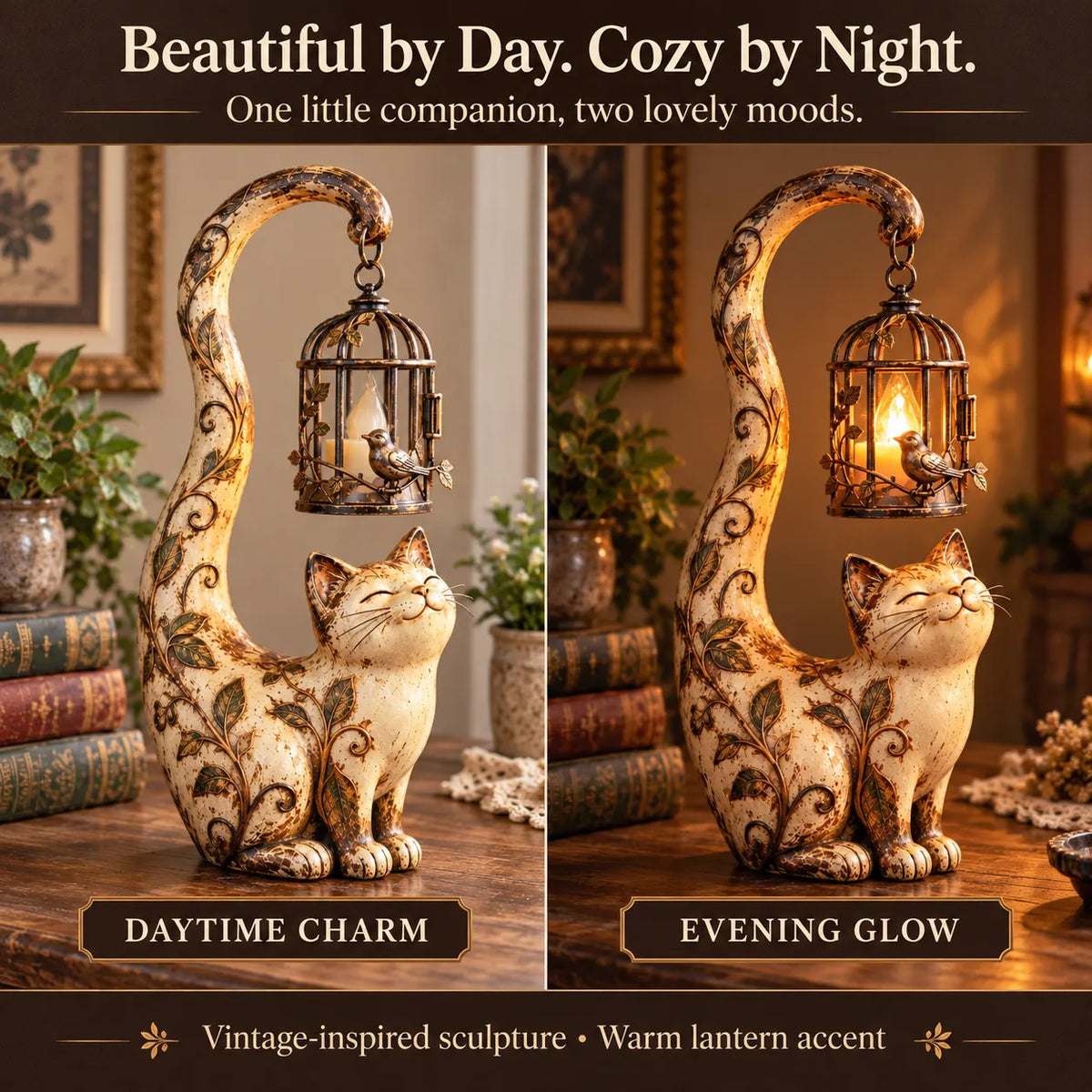🏮 Little Guardian Lantern Figurines – A Cozy Glow for Any Corner (5 Styles)