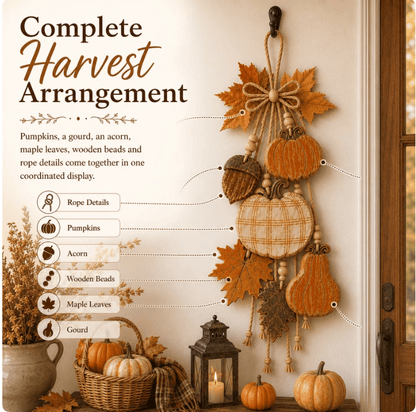 🔥Hot Sale - 50% OFF🔥Rustic Harvest WoodenDoor Hanger