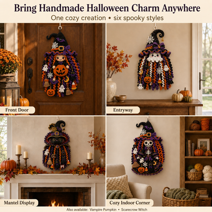 🔥 HOT SALE 🔥⏳ NEW ARRIVAL – 49% OFF – 🧶 DIY Seasonal 3D Crochet Door Hanger Kit