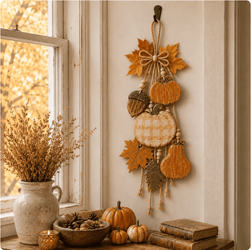 🔥Hot Sale - 50% OFF🔥Rustic Harvest WoodenDoor Hanger