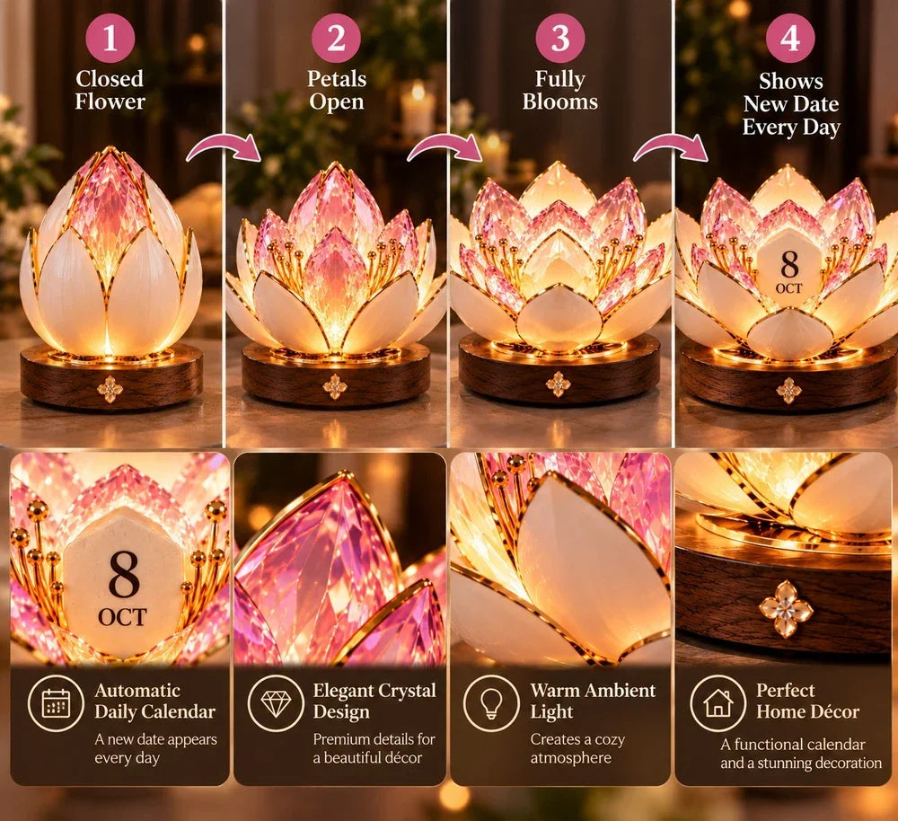 ⭐2026 HOT Sale: Up to 50% OFF -✨Automatic Blooming Perpetual Calendar