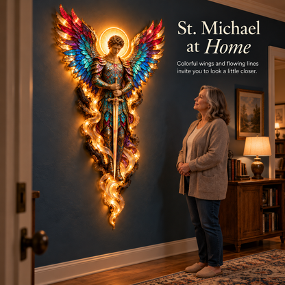 ✝️ ✨ Heavenly Radiance™ Lighted Angel Wall Sculpture