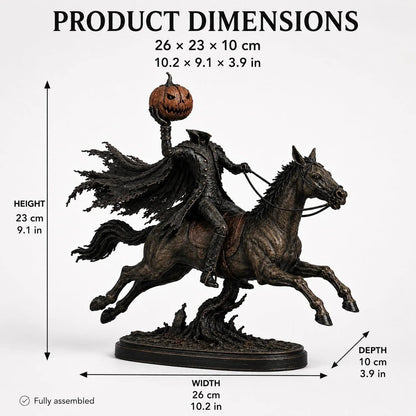 Midnight Chase Headless Horseman LED Statue - Halloween Decor