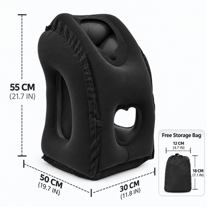 🔥 50% OFF – ✈️Ergonomic Inflatable Travel Pillow | 45° Comfort Support for Better Sleep Anywhere