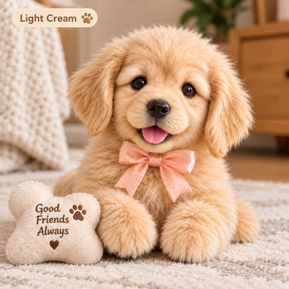 🎄 Christmas Sale – 49% OFF 🎁 Golden Buddy™ Realistic Interactive Golden Retriever Puppy 🐶