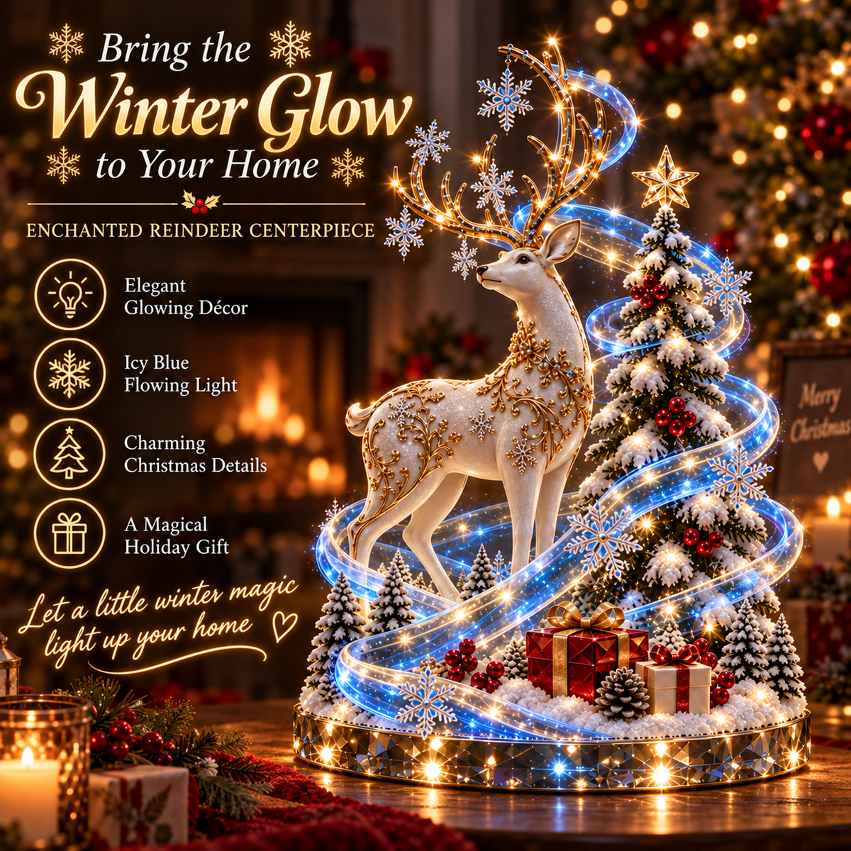 Bring the Winter Glow Home Frostflow Reindeer