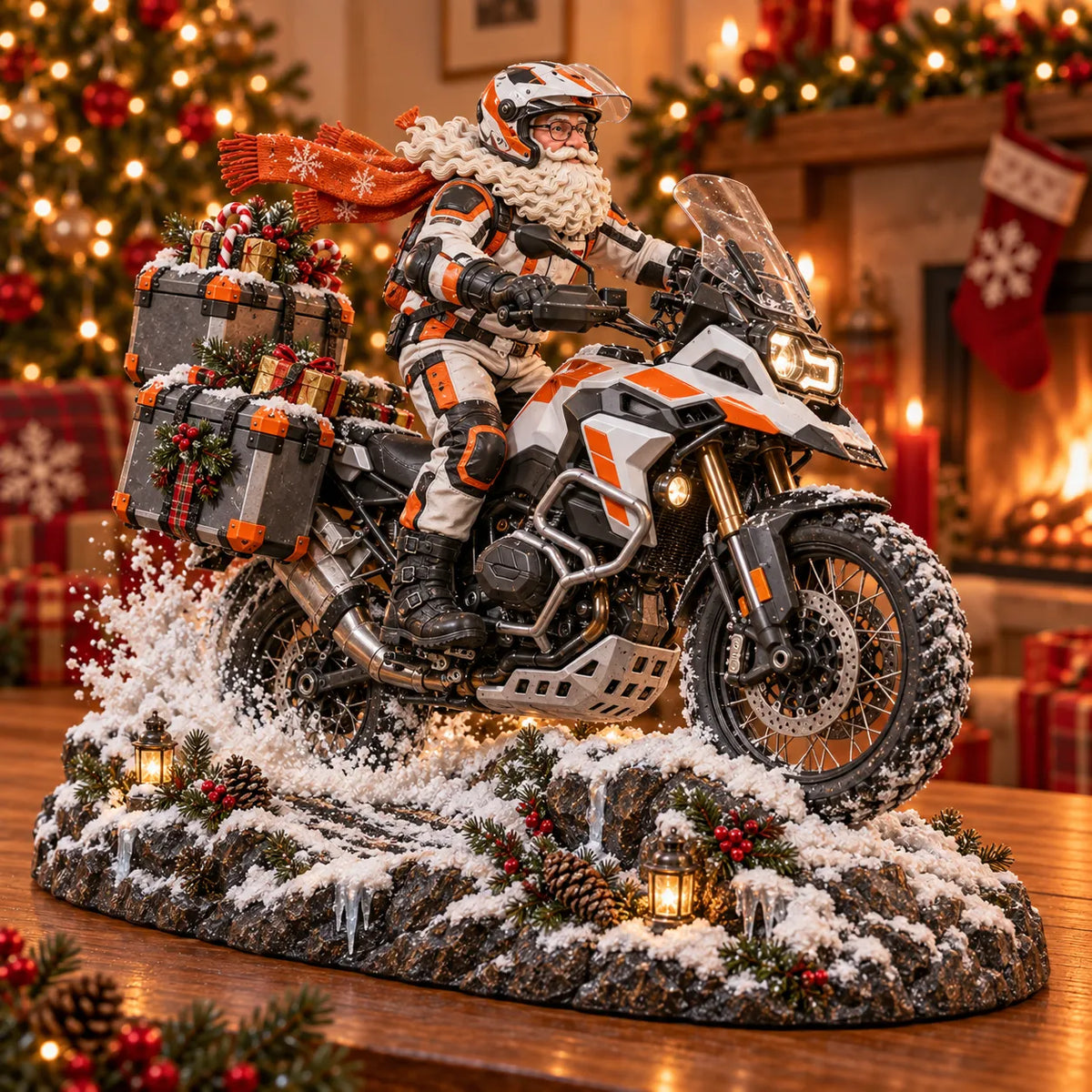 🎄 Christmas Hot Sale - 50% OFF🏍️🎅 Santa’s Ride Home – Christmas Motorcycle Keepsake Collection💨