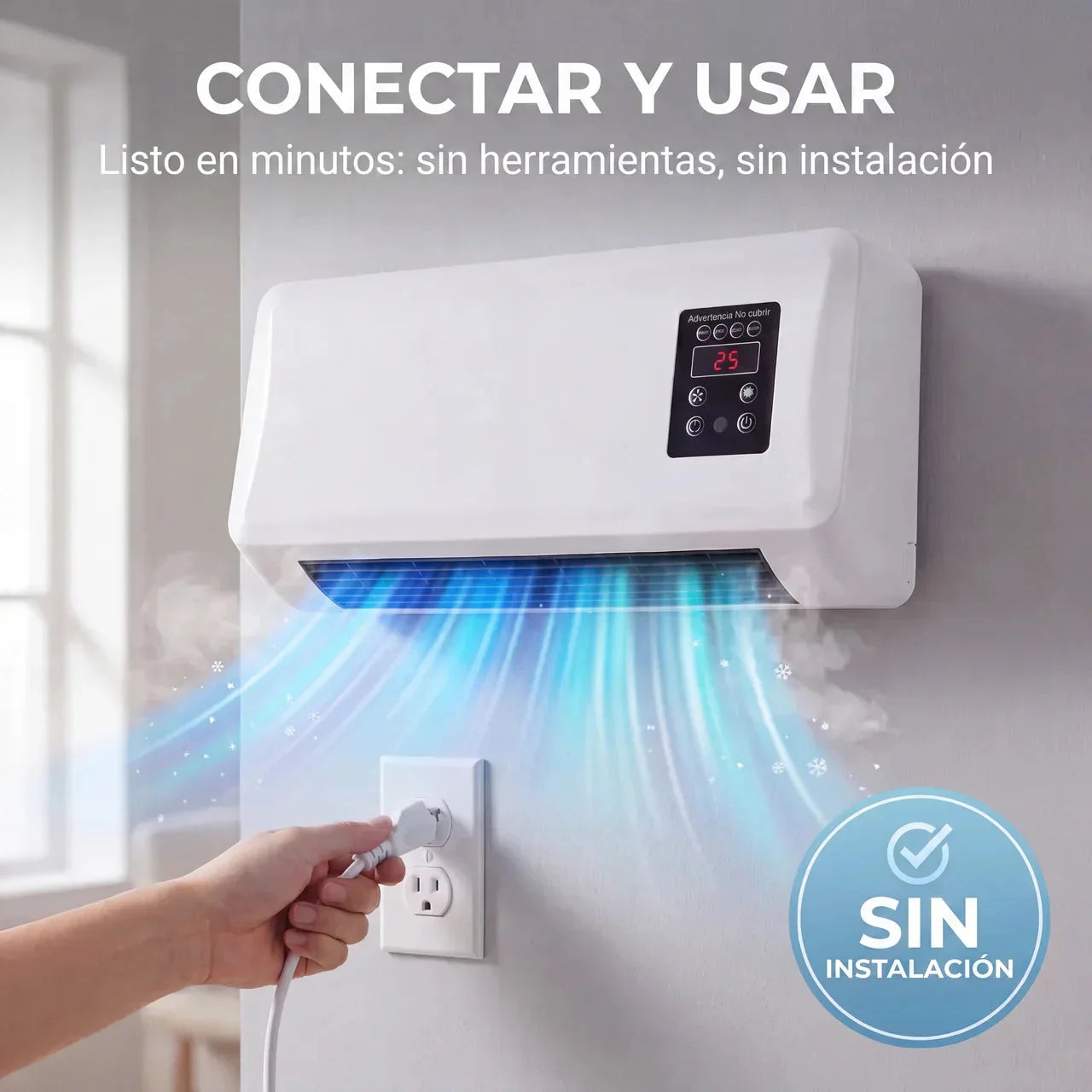 🔥 LAST DAY: 50% OFF + FREE SHIPPING 🔥 Ductless Portable Air Conditioner – No Window Needed