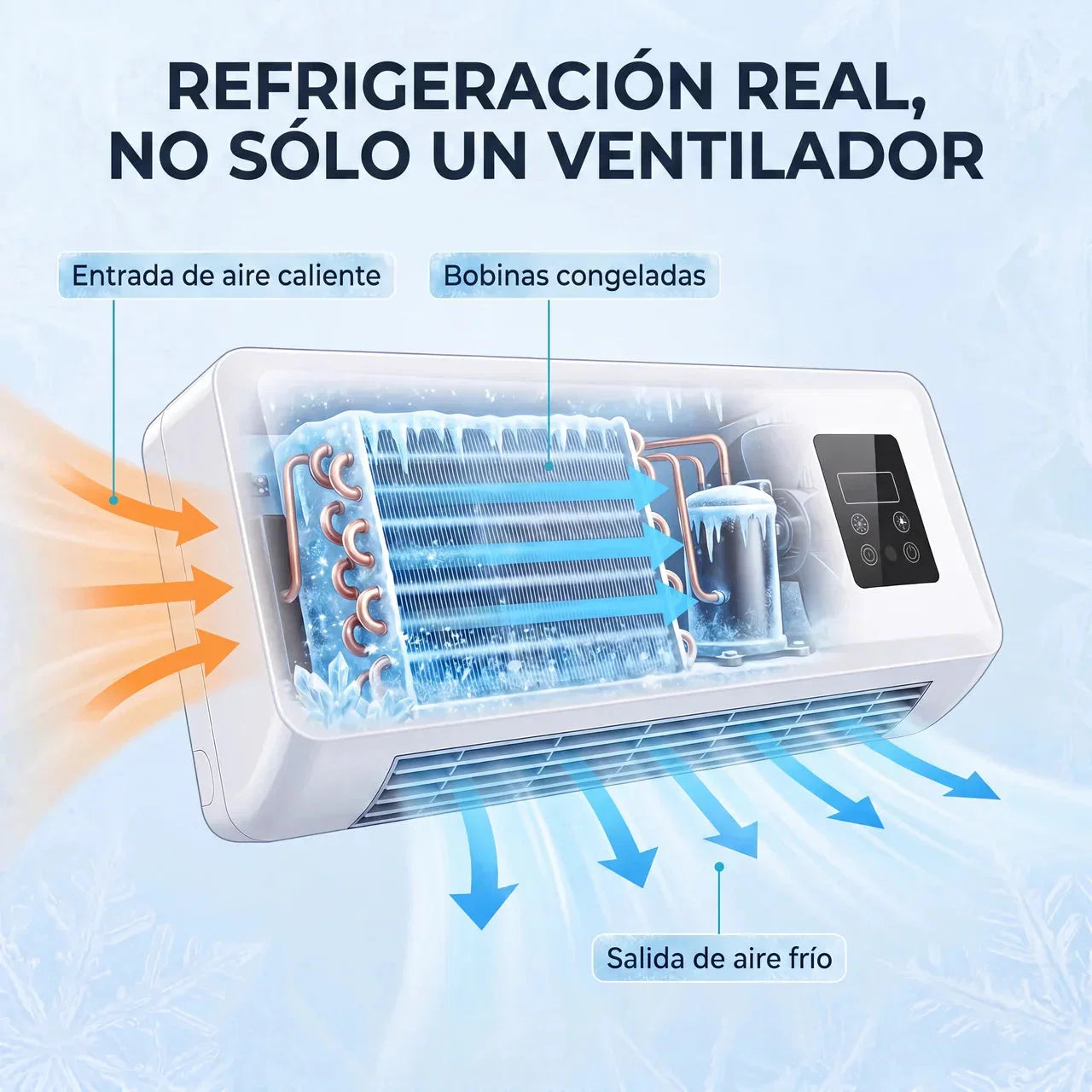 🔥 LAST DAY: 50% OFF + FREE SHIPPING 🔥 Ductless Portable Air Conditioner – No Window Needed