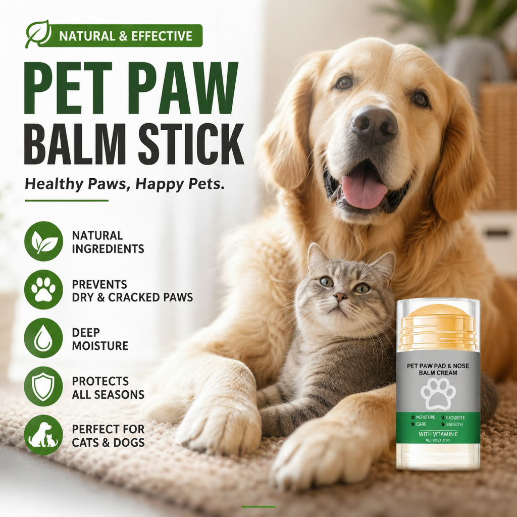 🔥Hot Sale - 50% OFF🔥🧴 Pet Paw Balm Stick – Moisturizes, soothes & protects ✨