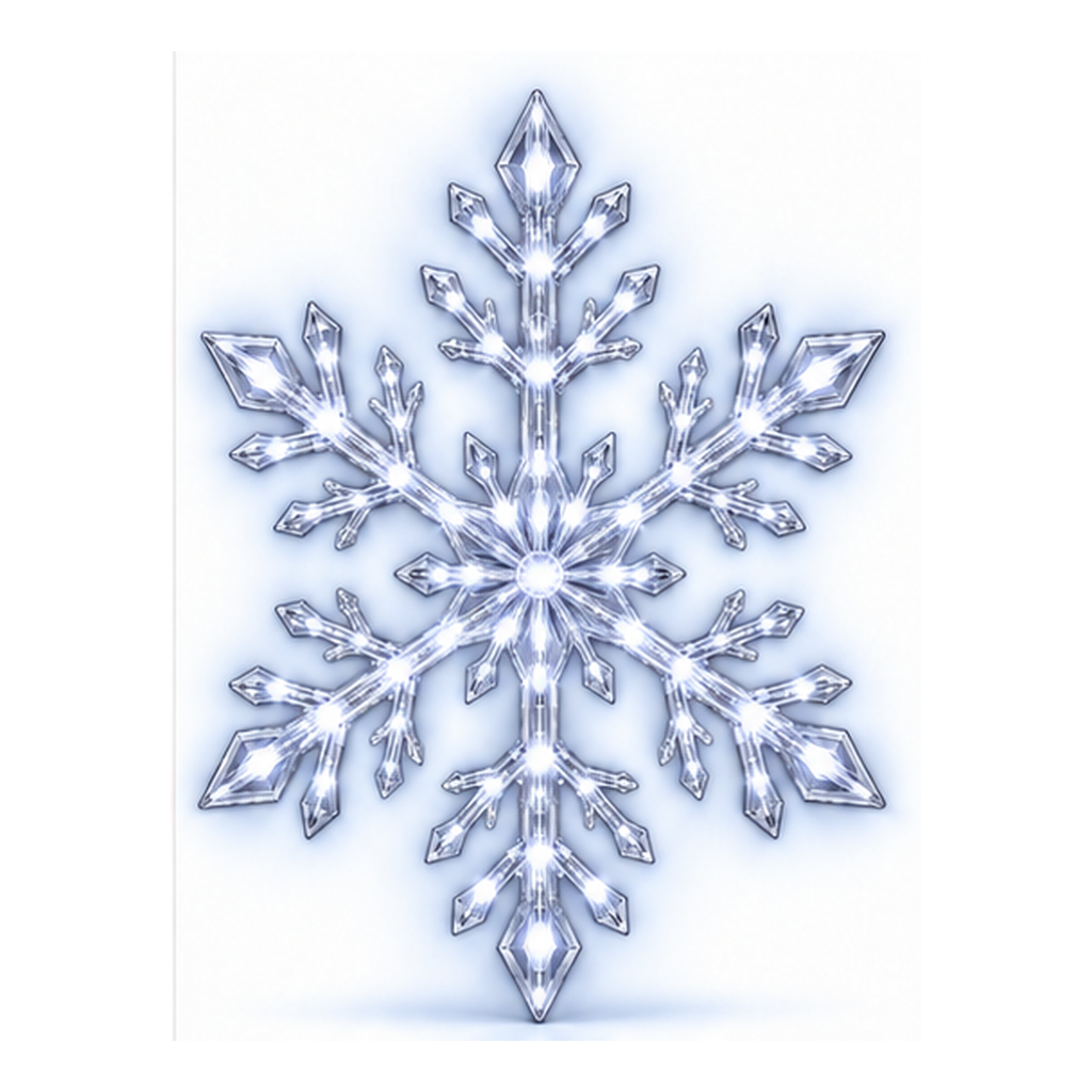 🎄 Christmas Sale 49% OFF❄️LED Snowflake Wall Light Set – Remote-Controlled Christmas Winter Decor