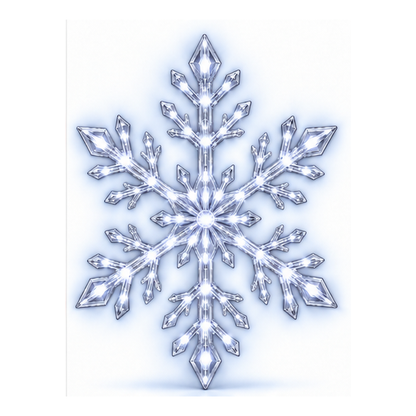 🎄 Christmas Sale 49% OFF❄️LED Snowflake Wall Light Set – Remote-Controlled Christmas Winter Decor