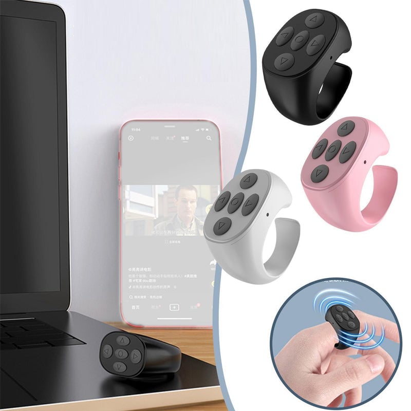🥳2026 HOT SALE🥳50K+ SOLD!Hot Sale - 50% OFF🔥Fingertip Wireless Bluetooth Remote Control