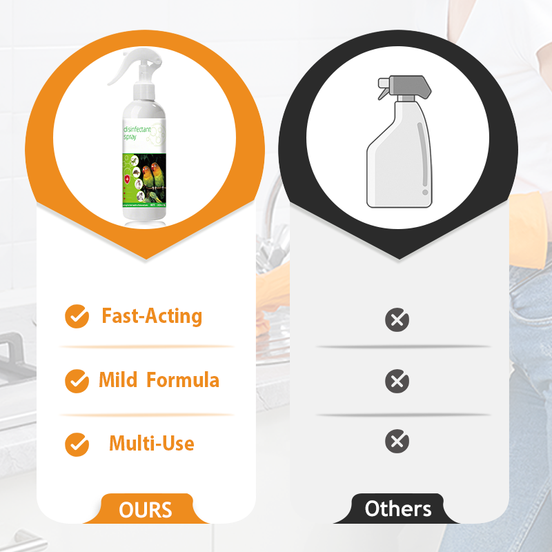 Fast acting mild multi use pet home spray