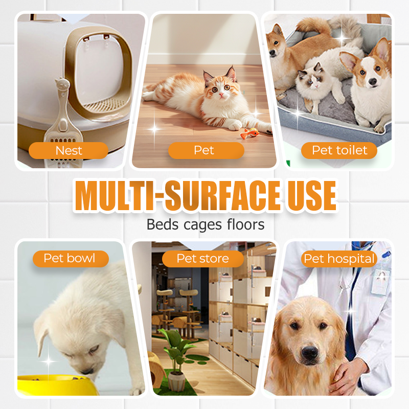 Multi surface pet home spray uses