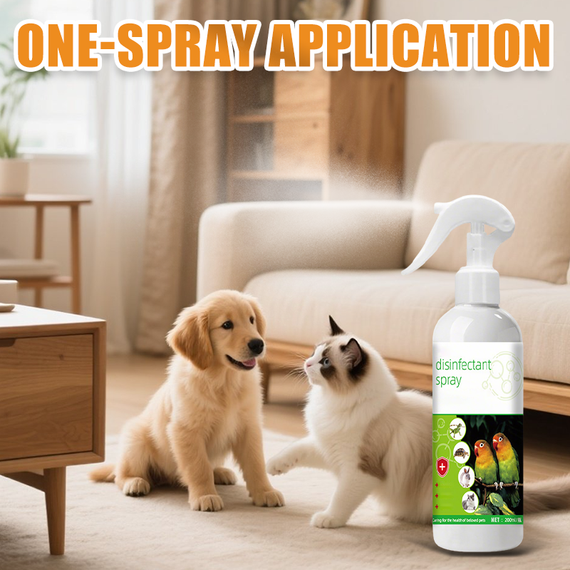 One spray application pet home care