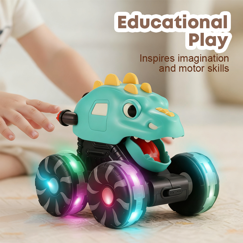 🎉 Special Offer – 50% OFF🦖🚙Press & Go Dinosaur Toy Car With Lights🎁