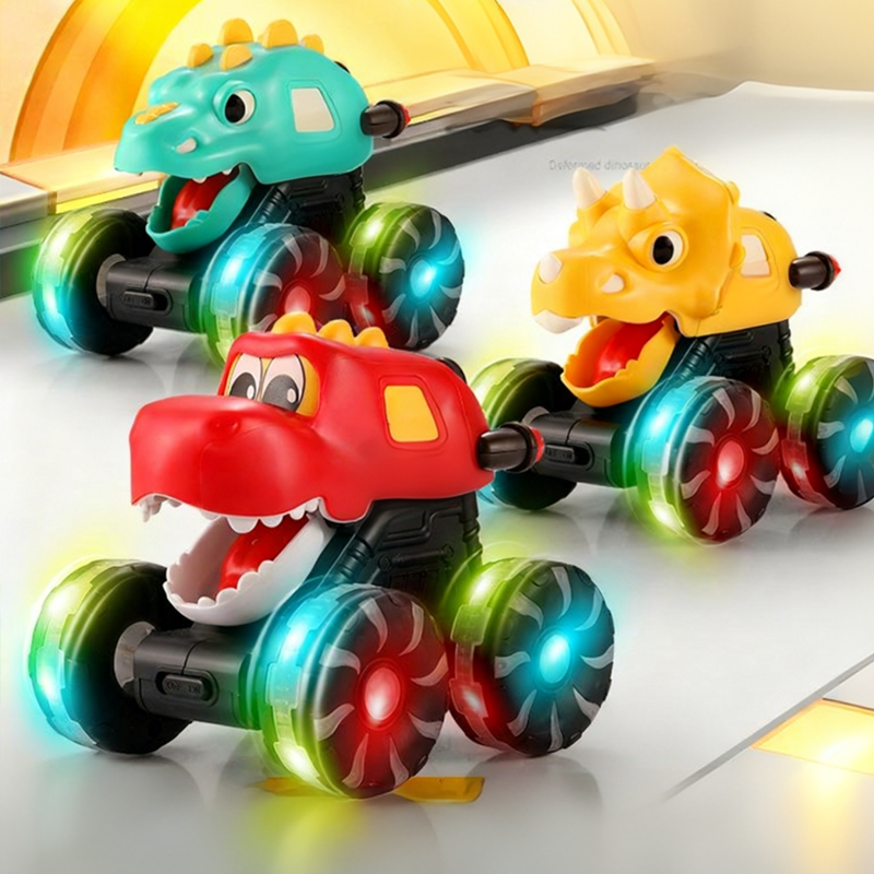 🎉 Special Offer – 50% OFF🦖🚙Press & Go Dinosaur Toy Car With Lights🎁