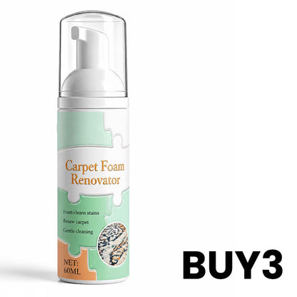 🔥 LAST DAY: Buy 1 Get 1 FREE | Waterless Carpet Foam Stain Remover + Towel