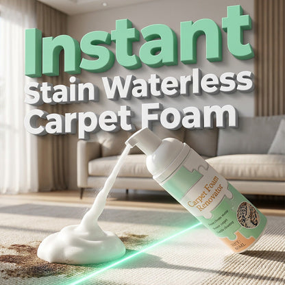 🔥 LAST DAY: Buy 1 Get 1 FREE | Waterless Carpet Foam Stain Remover + Towel