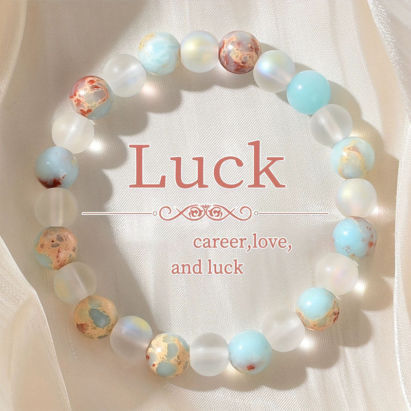 🎁 48% OFF! ⏰ 2026 Sale — Over 19,800 Sold!  Natural Stone Bead Bracelet – Gradient Glow, Grounded Vibes ✨