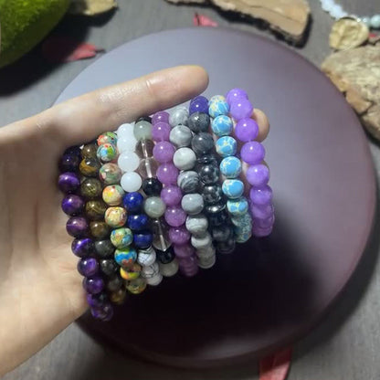 🎁 48% OFF! ⏰ 2026 Sale — Over 19,800 Sold!  Natural Stone Bead Bracelet – Gradient Glow, Grounded Vibes ✨