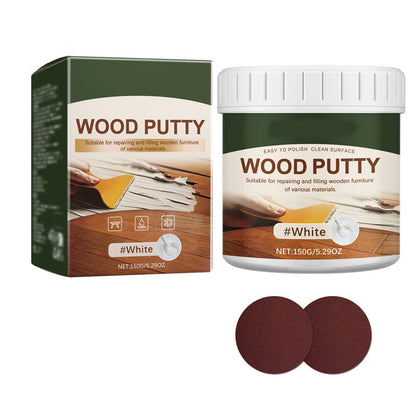 🪵✨Wood Repair Filler Putty – Fills Cracks & Chips, Smooths Surfaces, Blends with Dark Wood