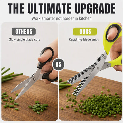 📢📢57% OFF !! ⏰Multi-Layer Stainless Steel Kitchen Scissors