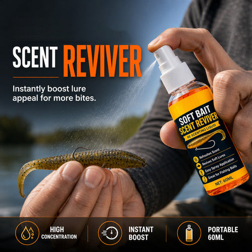 🎣Soft Bait Scent Booster Spray High‑Concentration Fishing Lure Scent Reviver
