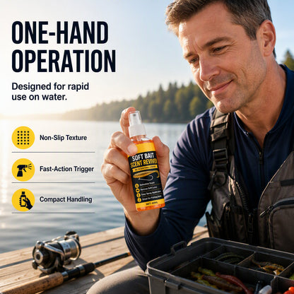 🎣Soft Bait Scent Booster Spray High‑Concentration Fishing Lure Scent Reviver