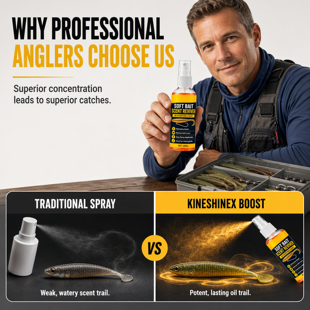 🎣Soft Bait Scent Booster Spray High‑Concentration Fishing Lure Scent Reviver