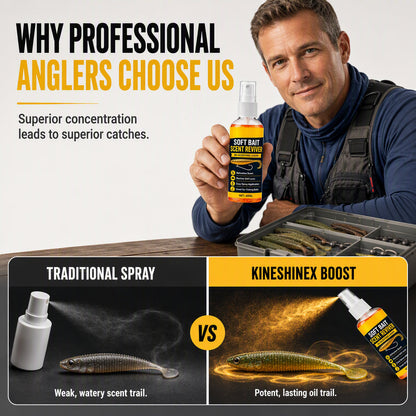 🎣Soft Bait Scent Booster Spray High‑Concentration Fishing Lure Scent Reviver