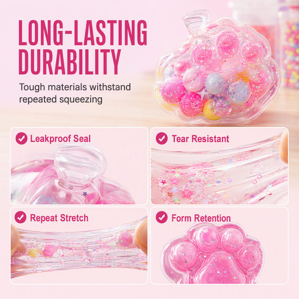 ⏰🔥LIMITED TIME 50% OFF!🔥50K+ SOLD! 🧁DIY Fried Ice Squishy Toy Kit with Cat Claw Design for Kids