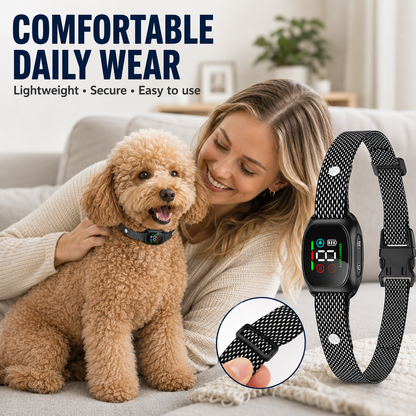 ⭐ Bestseller! 🔥Hot Sale - 50% OFF🔥No-shock anti-bark collar – beep & vibration modes, IP67 waterproof. Fits all sizes. 🐕✨