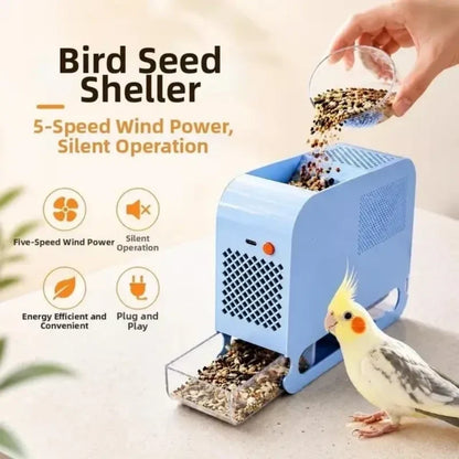 🔥 Limited-Time Sale – 50% OFF 🐦 Electric Bird Seed Sheller & Chaff Separator – Save Good Seeds, Clear Away Empty Husks
