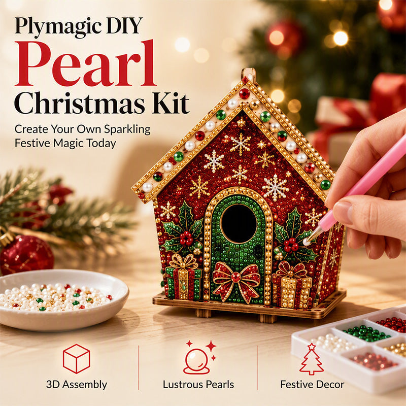 🎁🎄Christmas Sale 49% OFF!😍3D DIY Pearl Art Christmas Painting Kit