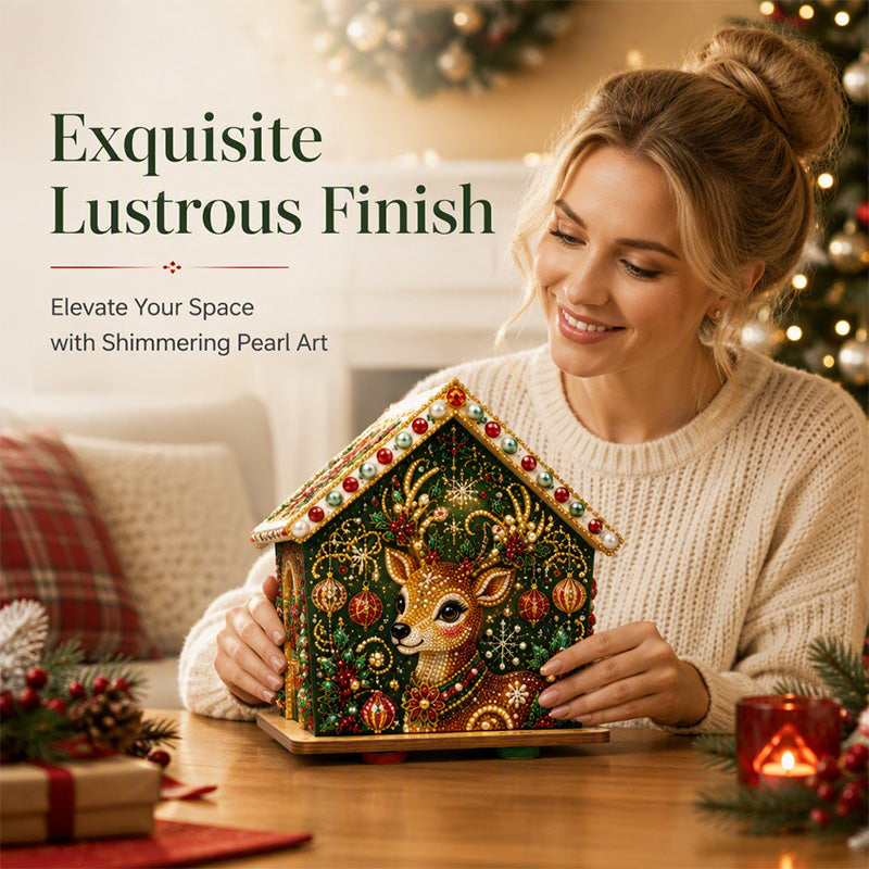 🎁🎄Christmas Sale 49% OFF!😍3D DIY Pearl Art Christmas Painting Kit