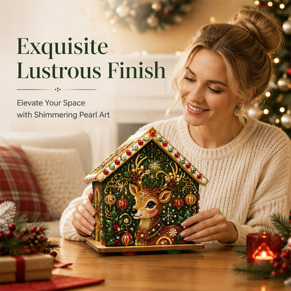 🎁🎄Christmas Sale 49% OFF!😍3D DIY Pearl Art Christmas Painting Kit