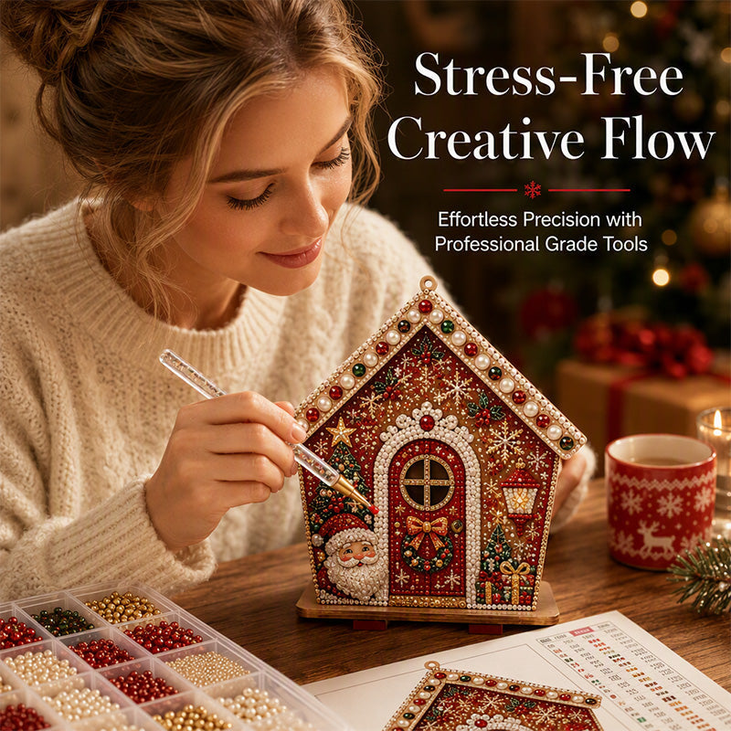 🎁🎄Christmas Sale 49% OFF!😍3D DIY Pearl Art Christmas Painting Kit