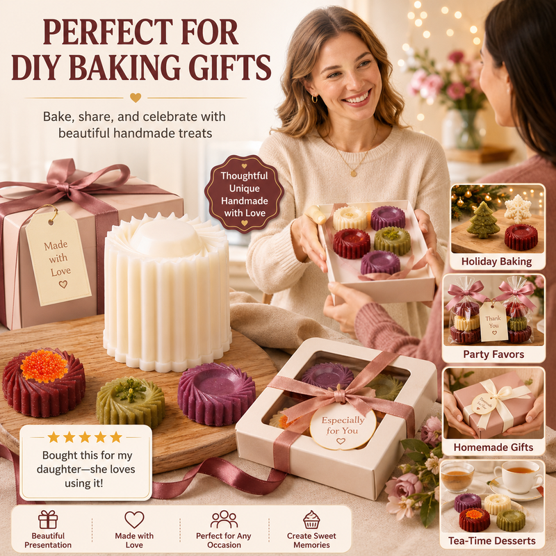 🔥BUY 1 GET 1 FREE🔥🥳2026 HOT SALE🥳🎂Creative Double-Ended Pastry Mold