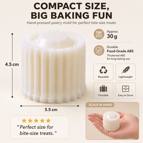🔥BUY 1 GET 1 FREE🔥🥳2026 HOT SALE🥳🎂Creative Double-Ended Pastry Mold
