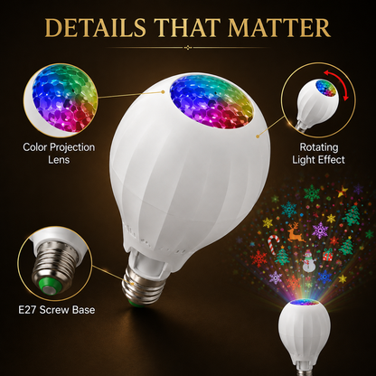 🥳2026 HOT SALE-50% OFF!🥳🎄Colorful Rotating Christmas Atmosphere Projector☃️|16 Patterns