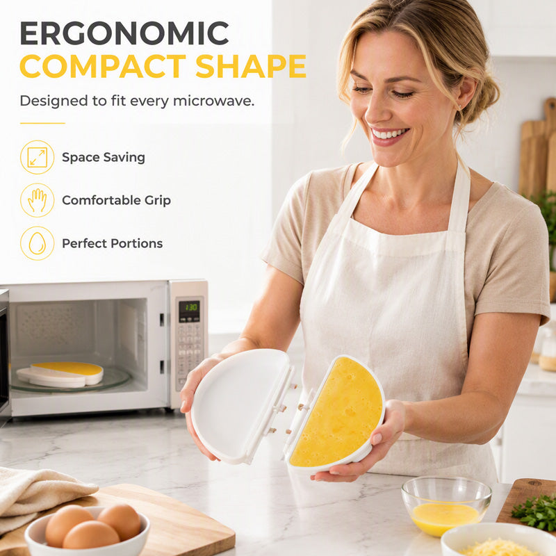 🎉 Special Offer – 50% OFF 🍳 2-in-1 Microwave Egg Cooker – Your Favorite Eggs, Ready in Minutes