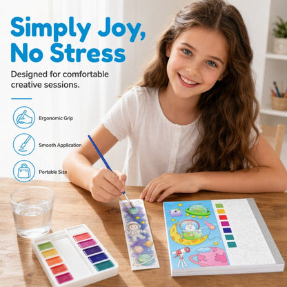 🥳2026 HOT SALE🥳💞50K+ SOLD!Pocket Watercolor Painting Book for Kids