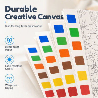 🥳2026 HOT SALE🥳💞50K+ SOLD!Pocket Watercolor Painting Book for Kids