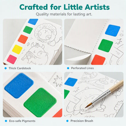 🥳2026 HOT SALE🥳💞50K+ SOLD!Pocket Watercolor Painting Book for Kids