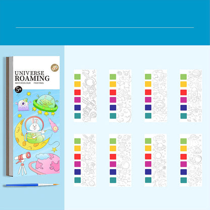 🥳2026 HOT SALE🥳💞50K+ SOLD!Pocket Watercolor Painting Book for Kids