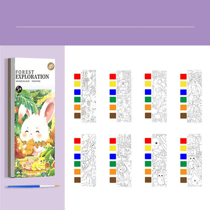 🥳2026 HOT SALE🥳💞50K+ SOLD!Pocket Watercolor Painting Book for Kids