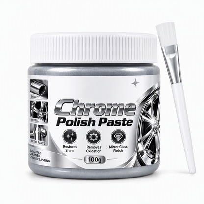 ⏰ BUY 1 GET 1 FREE🔥Metal Chrome Polish & Restorer Paste with Brush