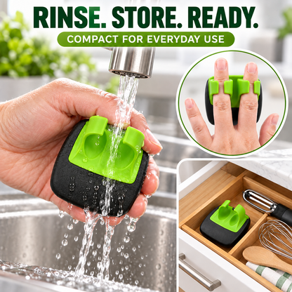 ⏰ BUY 1 GET 1 FREE🥕 2PCS Ergonomic Two-Finger Palm Peeler – Fast, Controlled Fruit & Vegetable Peeling